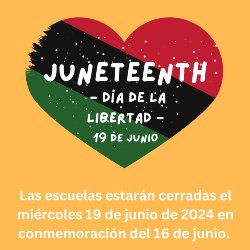 Spanish Version- Yellow background with red, black, and green heart. 