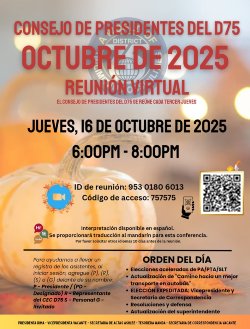 President's Council October Flyer - Spanish